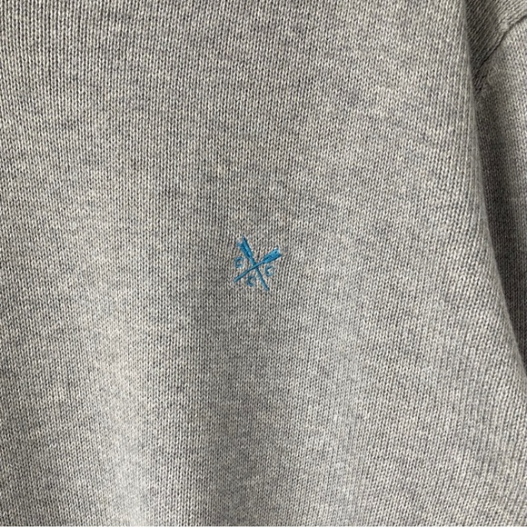 Crew Clothing Grey Cotton Cashmere V-Neck Jumper - Size L - Picture 5 of 9